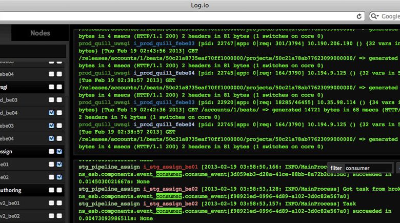 Monitor Server Logs in Real-Time with “Log.io”