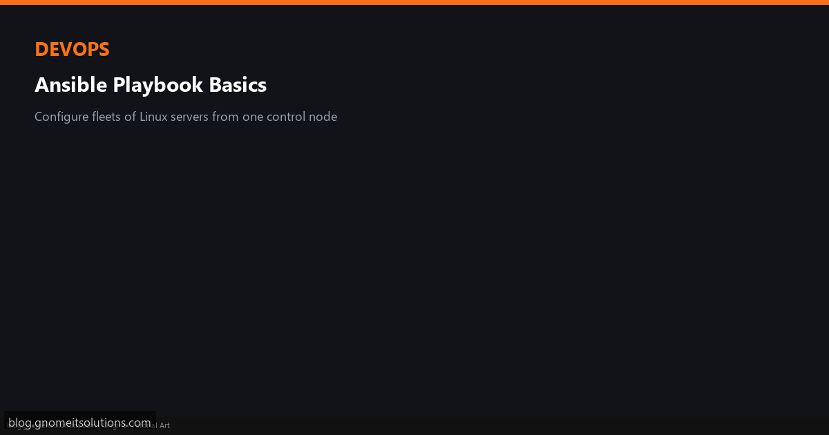 Install Ansible on control node for Linux automation