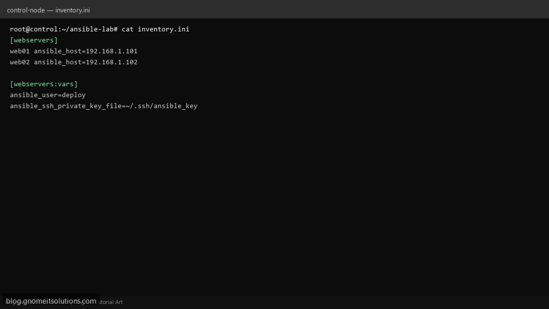 SSH key authentication setup for Ansible managed hosts