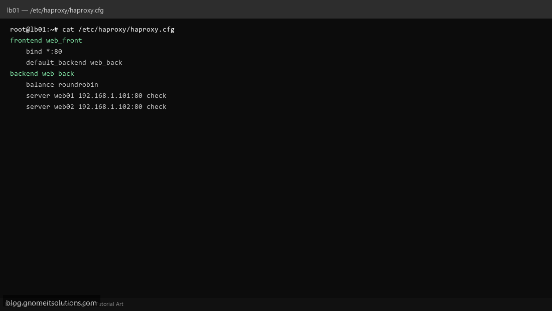 Planning HAProxy backend pool of web servers