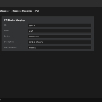 Proxmox PCI Passthrough Guide (GPU and USB)