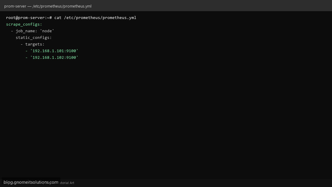 Installing Prometheus server on Linux with systemd