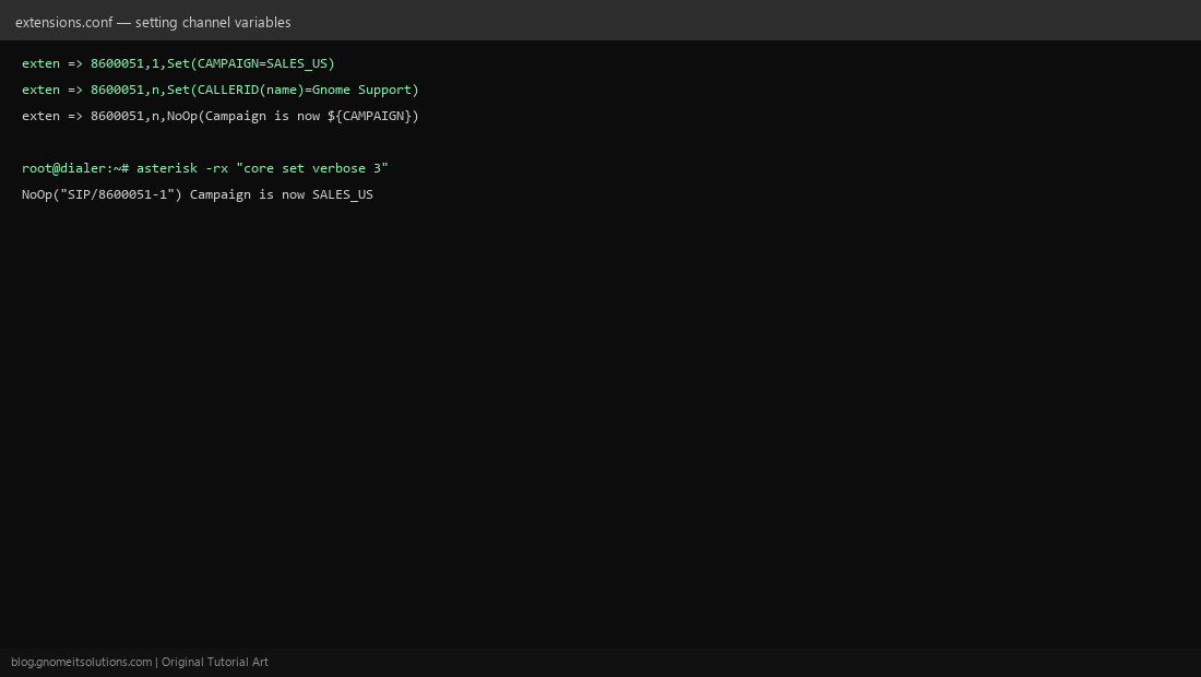 Asterisk channel variables versus global variables scope