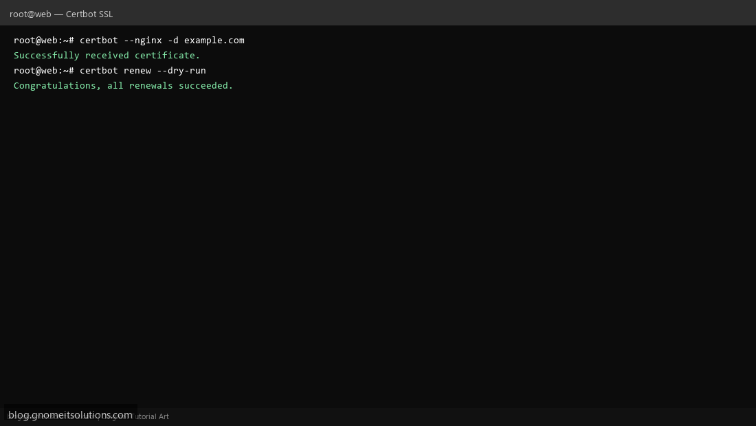 install certbot lets encrypt linux