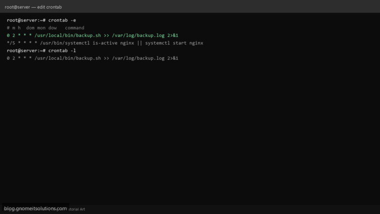 Cron Jobs in Linux: Schedule Tasks with crontab