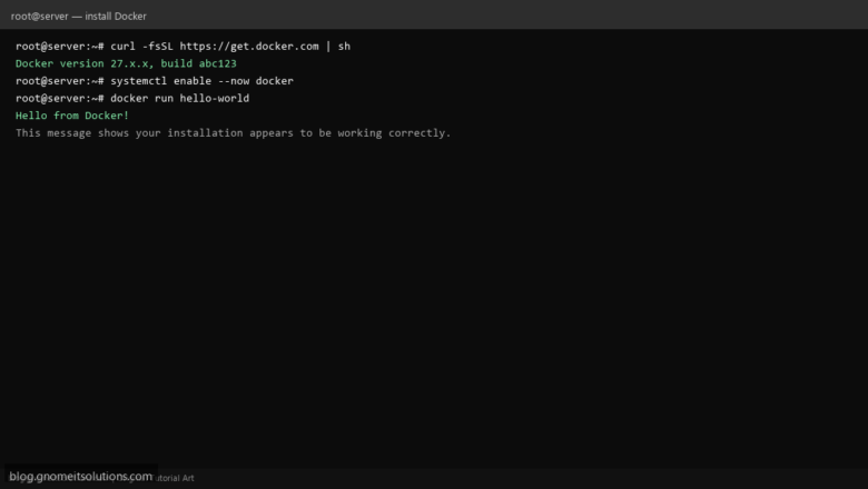Install Docker on AlmaLinux 9 and Ubuntu 22.04 (2026 Guide)