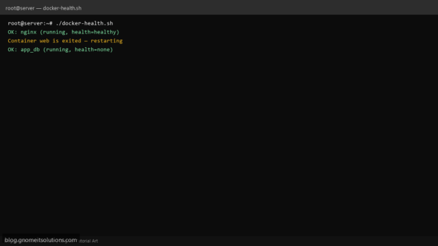 docker health check shell script