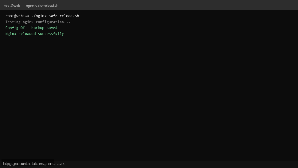 nginx reload shell script