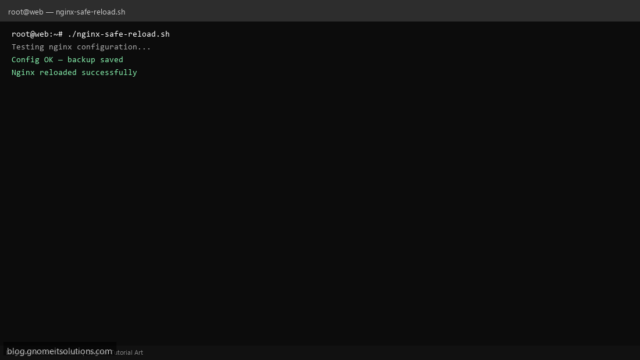nginx reload shell script