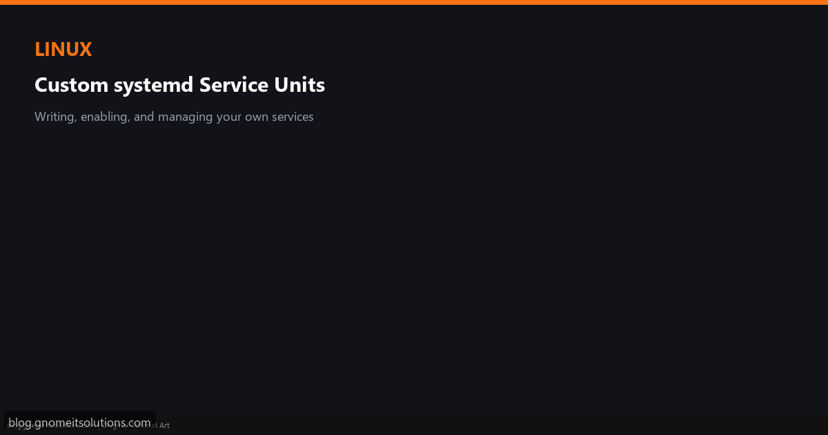When to use a custom systemd service versus cron or tmux
