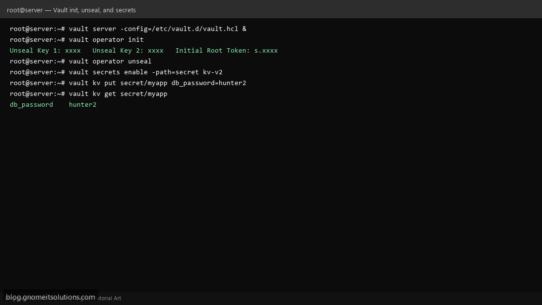 Installing HashiCorp Vault on Linux