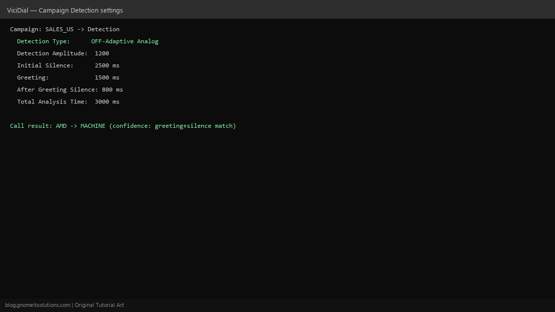 Choosing ViciDial detection type engine for AMD
