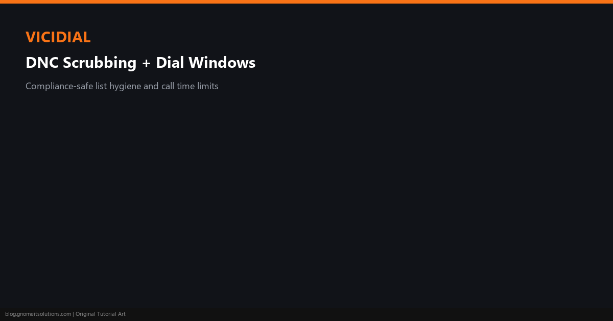 Why DNC scrubbing and local call time windows matter together