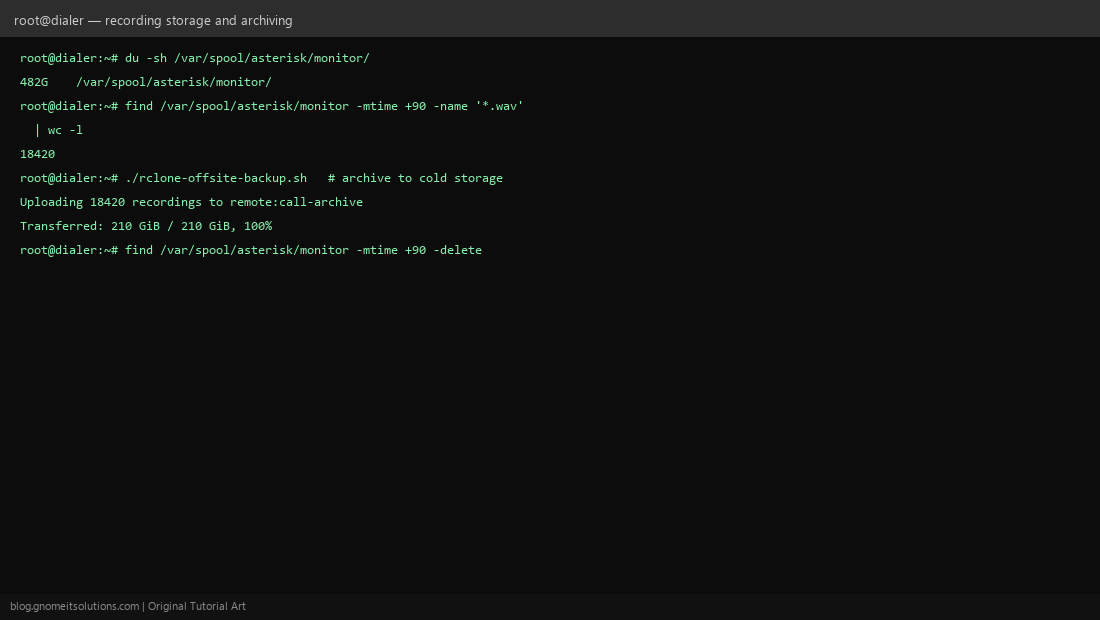 Enabling ViciDial campaign call recording format settings